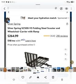 Wheelchair and scooter folding ramp Plus two telescoping ramps