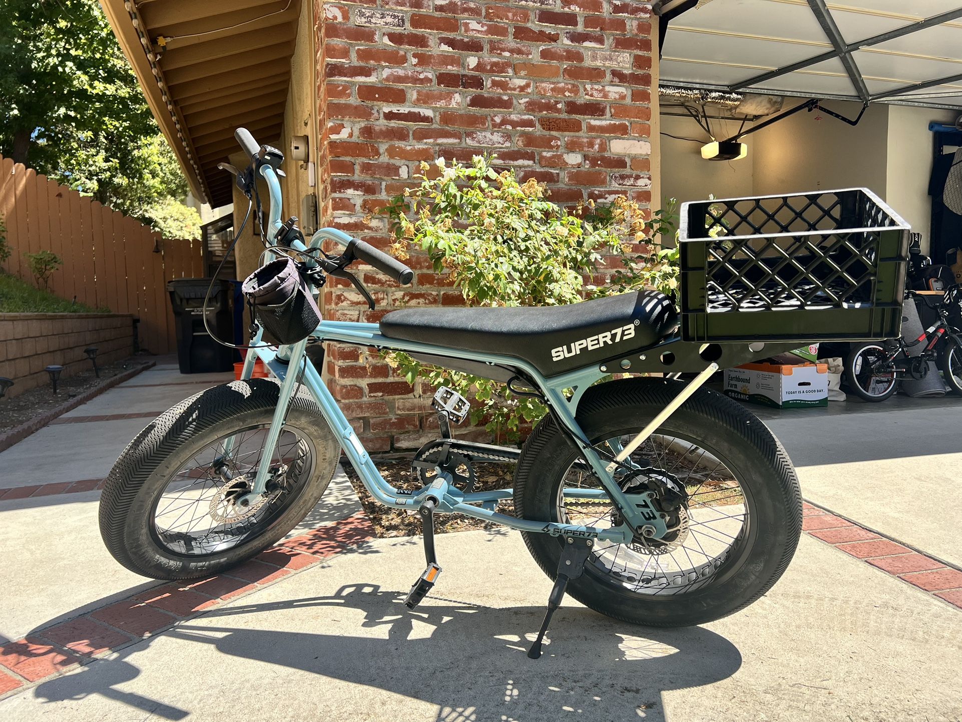 Super73 ZX Electric Bike with Rear Basket