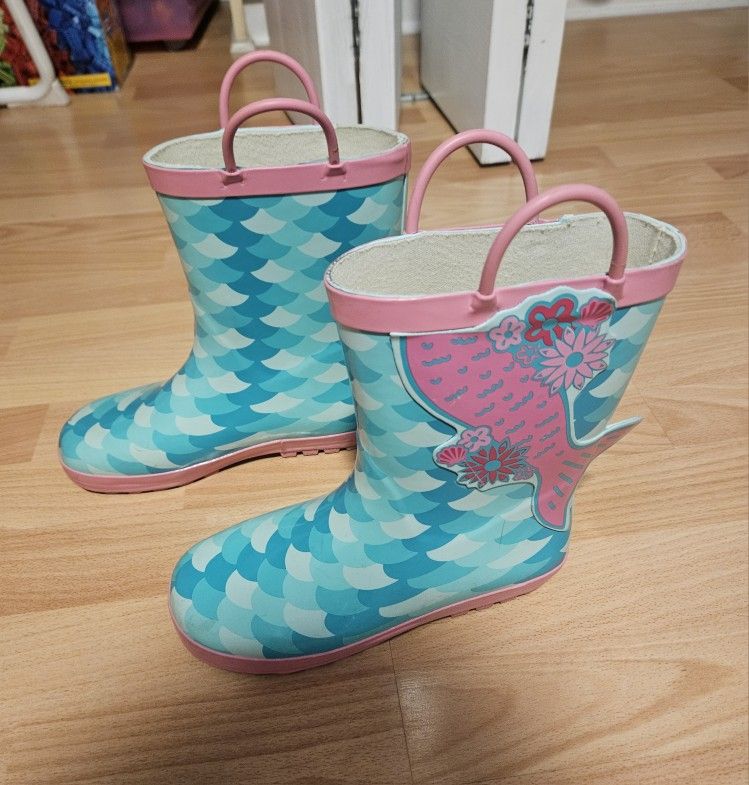 Girls Rain Boots Size 3