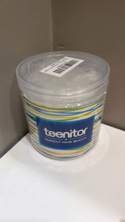 Teenitor Clear Elastic Hair Bands, 2000pcs Mini Hair Rubber Bands, Hair Ties, Soft Hair Elastics Ties, 2mm in Width and 30mm in Length