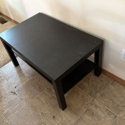 Black Side Table