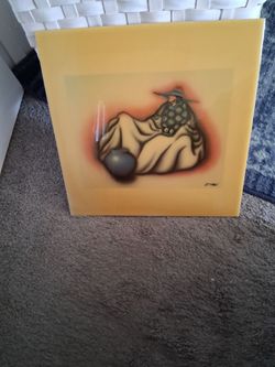 Signed Southwest Native American Art 13" x 13" pickup only cash