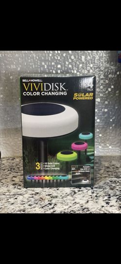 vividisk LED path lights for outdoor patio or backyard