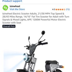 Isinwheel (Scooter For Adult)