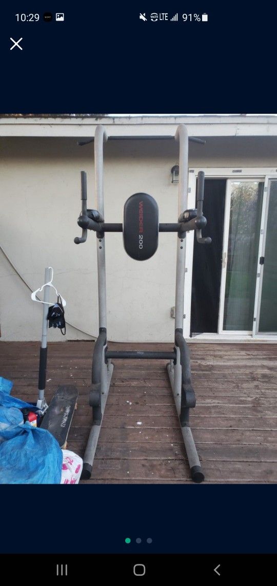 Weider 200 Power Tower Workout