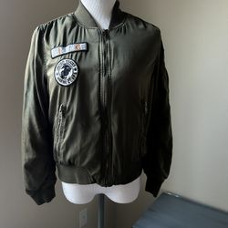 Vintage United States Marine Corp Army Green Jacket 