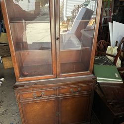 Wood Cabinet - Antique 