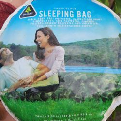 Greatland sleeping bag in (new) Unopened condition adult size in camouflage.