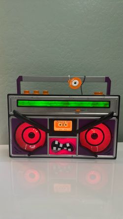 GEMMY Monster Mix Boom Box Radio Lights Halloween DJ Radio