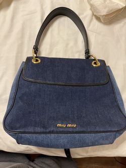 Miu Miu Denim Handbag