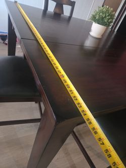 Solid wood dining table