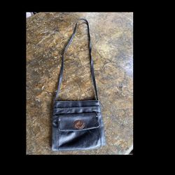 Etienne Aigner Vintage Classic Black Genuine Leather Women's Crossbody Pocketbook