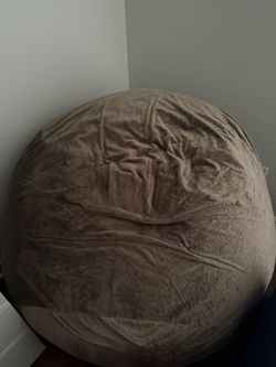 Large Brown Bean Bag Chair – Comfortable & Cozy