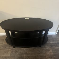 Black Living Room Table/ Tv Stand