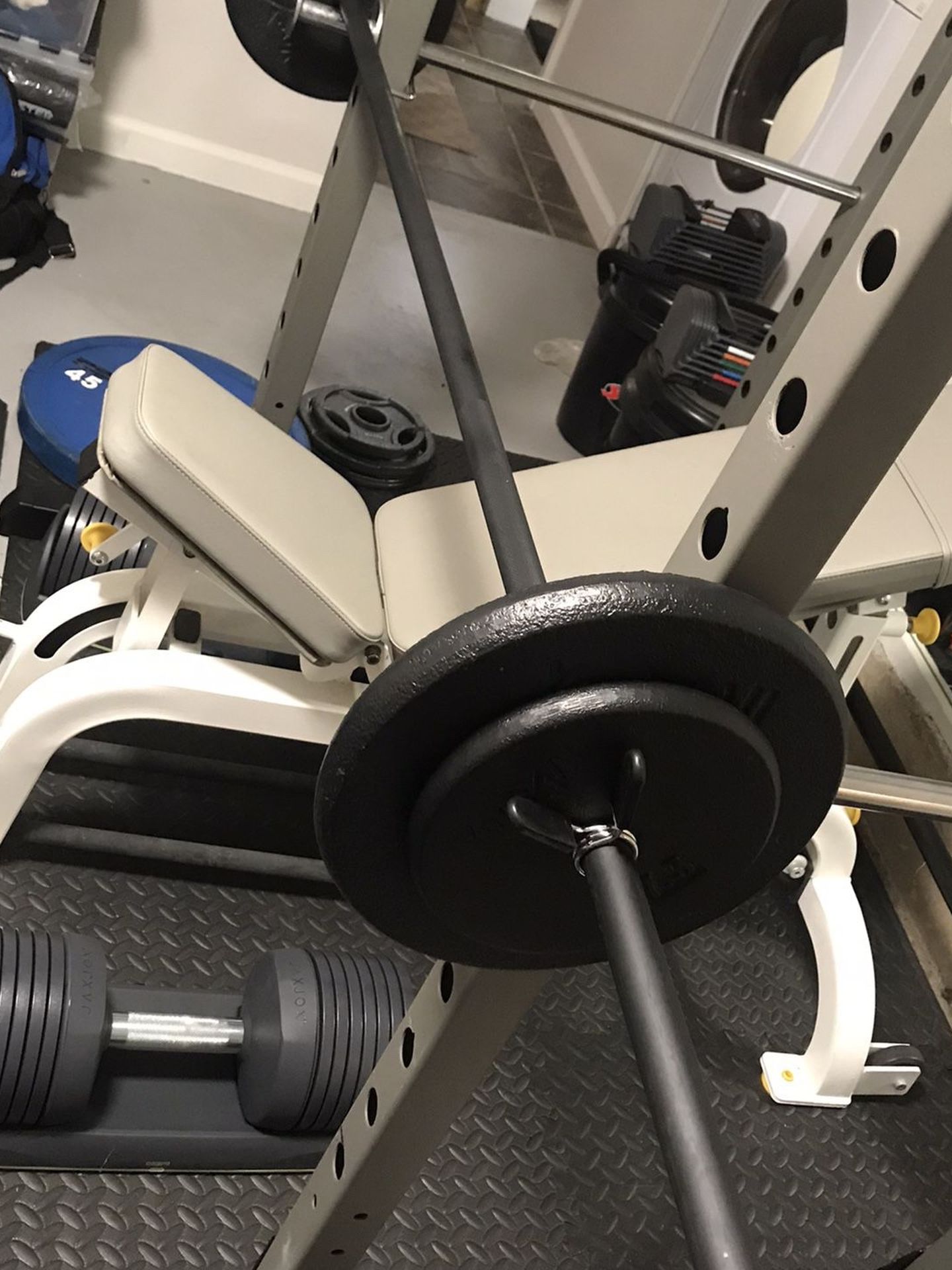 New Weider 6 Ft. Rackable Standard 1 In. Barbell, 15 Lbs, Black