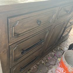 Solid Wood Dresser 