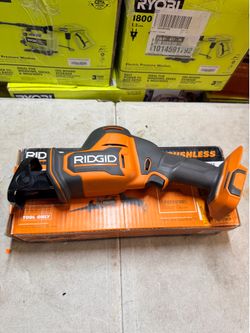 RIDGID 18V SubCompact Brushless Cordless One-Handed Reciprocating Saw NEW $85