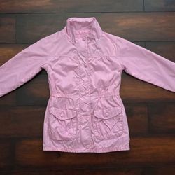 Baby Girl Clothes Forever 21 Girls Pink Windbreaker Jacket Size Small Will Fit 7/8