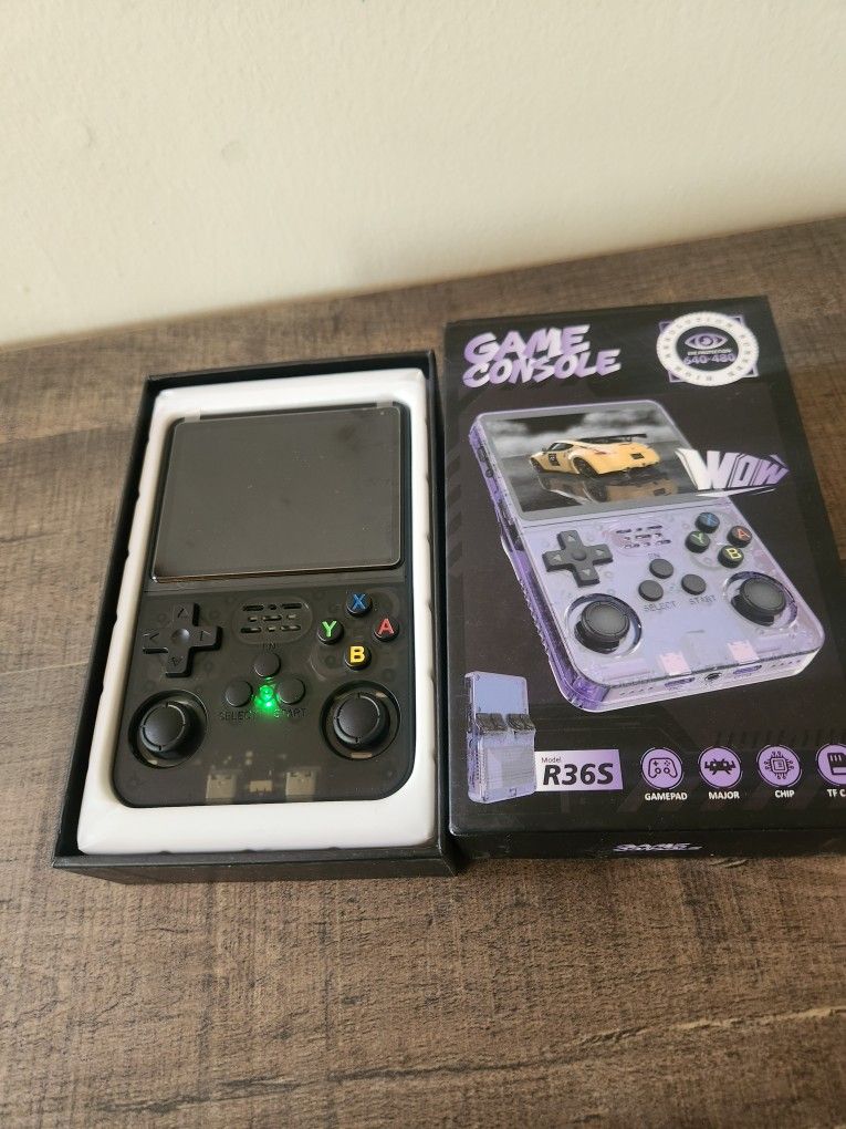 Game Console R36S Portátil 64GB 15.000 Installed Ready To Play 