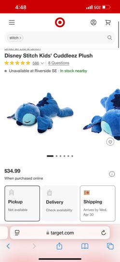 Stitch Sleeping Pillow