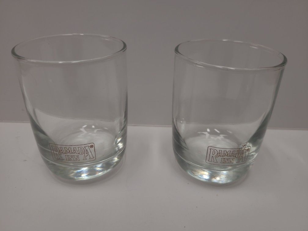 Pair Of Vintage Ramada Inn Glasses