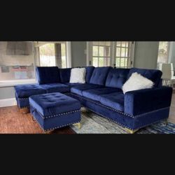 New Sectional + Ottoman 