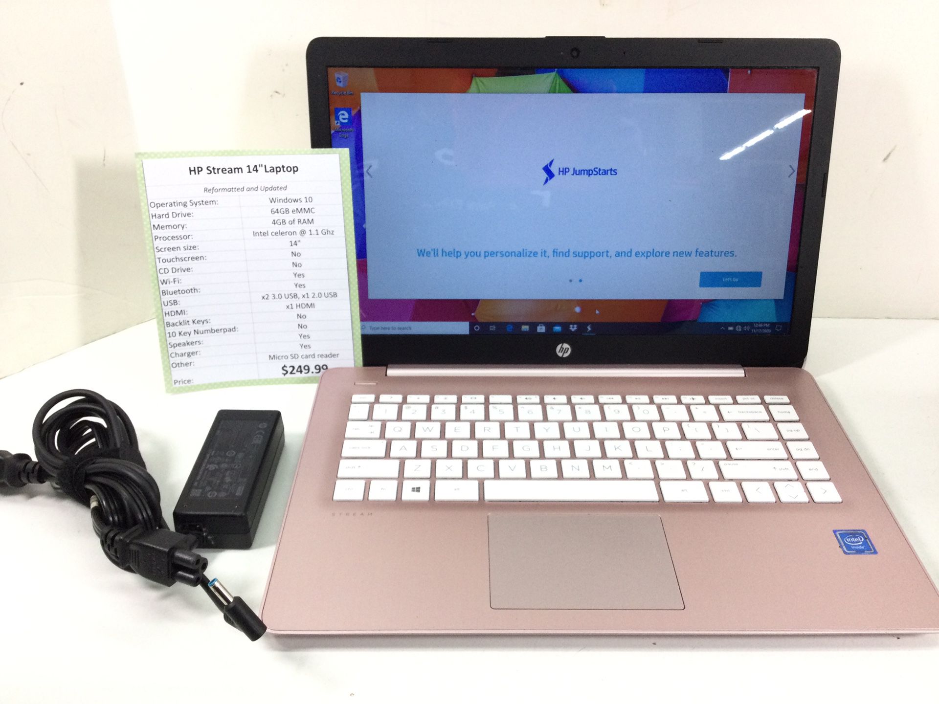 HP Stream 14” Laptop