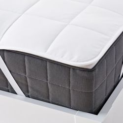 New! Mattress Bed Protector Pad - King Size - 76”x80” - White - High Quality 