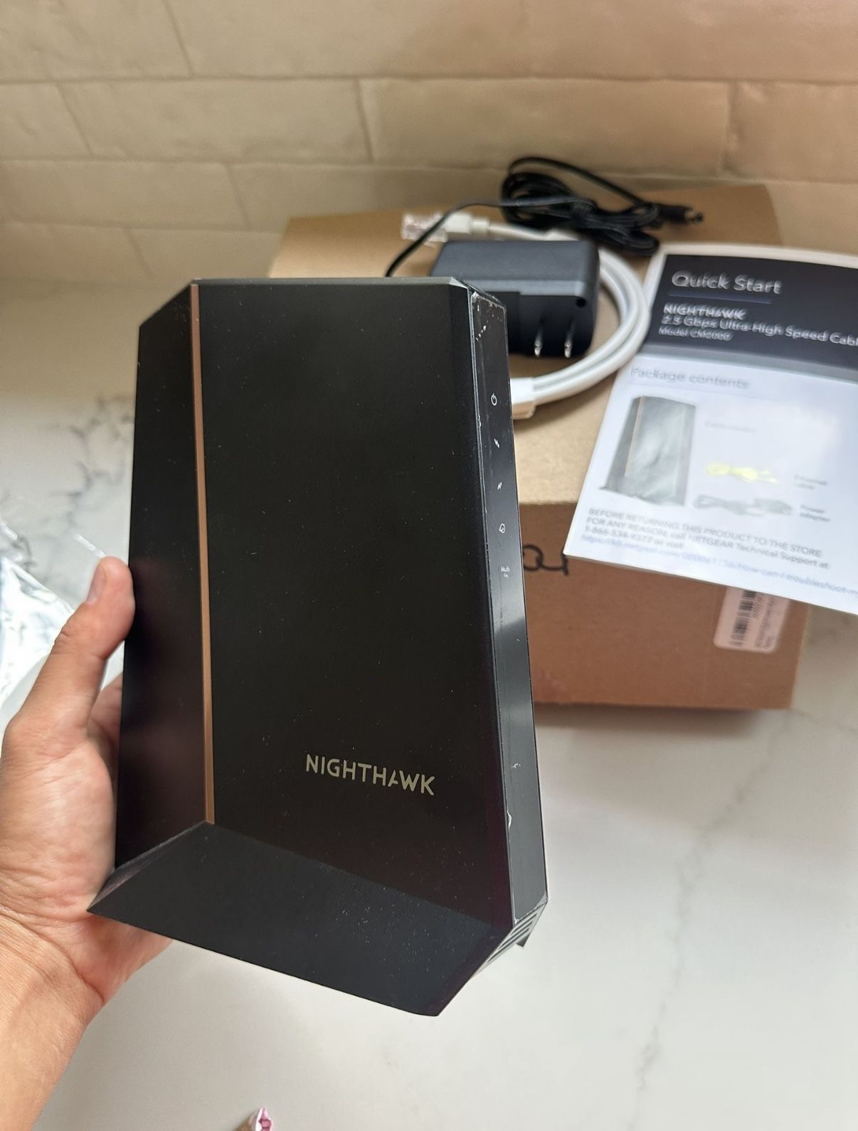 NetGear Nighthawk® Multi-Gig 2.5Gbps Cable Modem