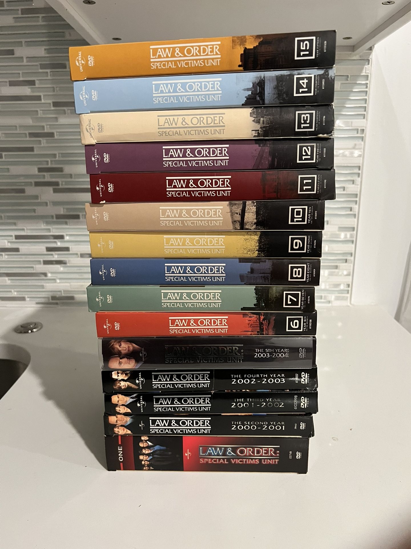 Law & Order Special Victims Unit Seasons 1-15 DVD