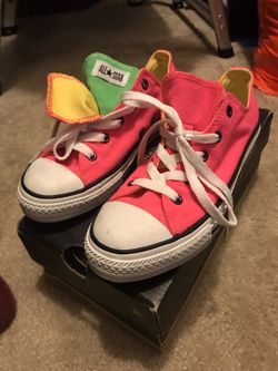 Neon color converse