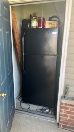 Black Top-Freezer Refrigerator