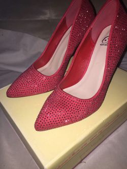 Red Shoes w/Rhinestones
