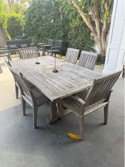 Gloster Ventura Teak Outdoor Dining Set – Seats 8