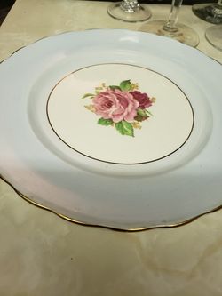 Vintage rosina bone china plate