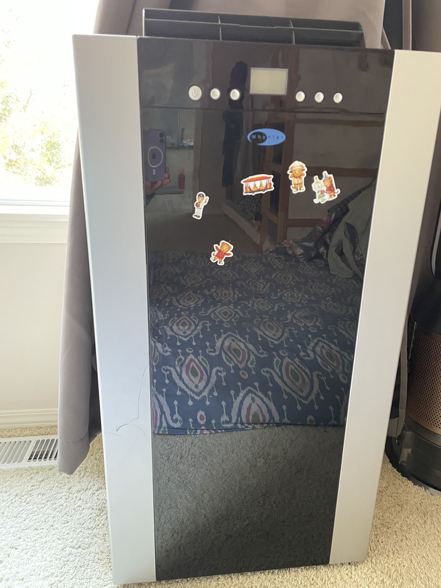 Whynter Portable Air Conditioner 14,000 BTU with Dual Hose Dehumidifier & Cooling Fan for 500 Sq Ft Rooms,