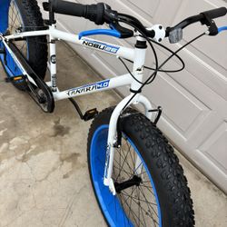 Takara Nobu Fat Tire Bike 26” White Blue Retail $550