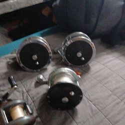 Penn fishing reels and Shimano bait caster