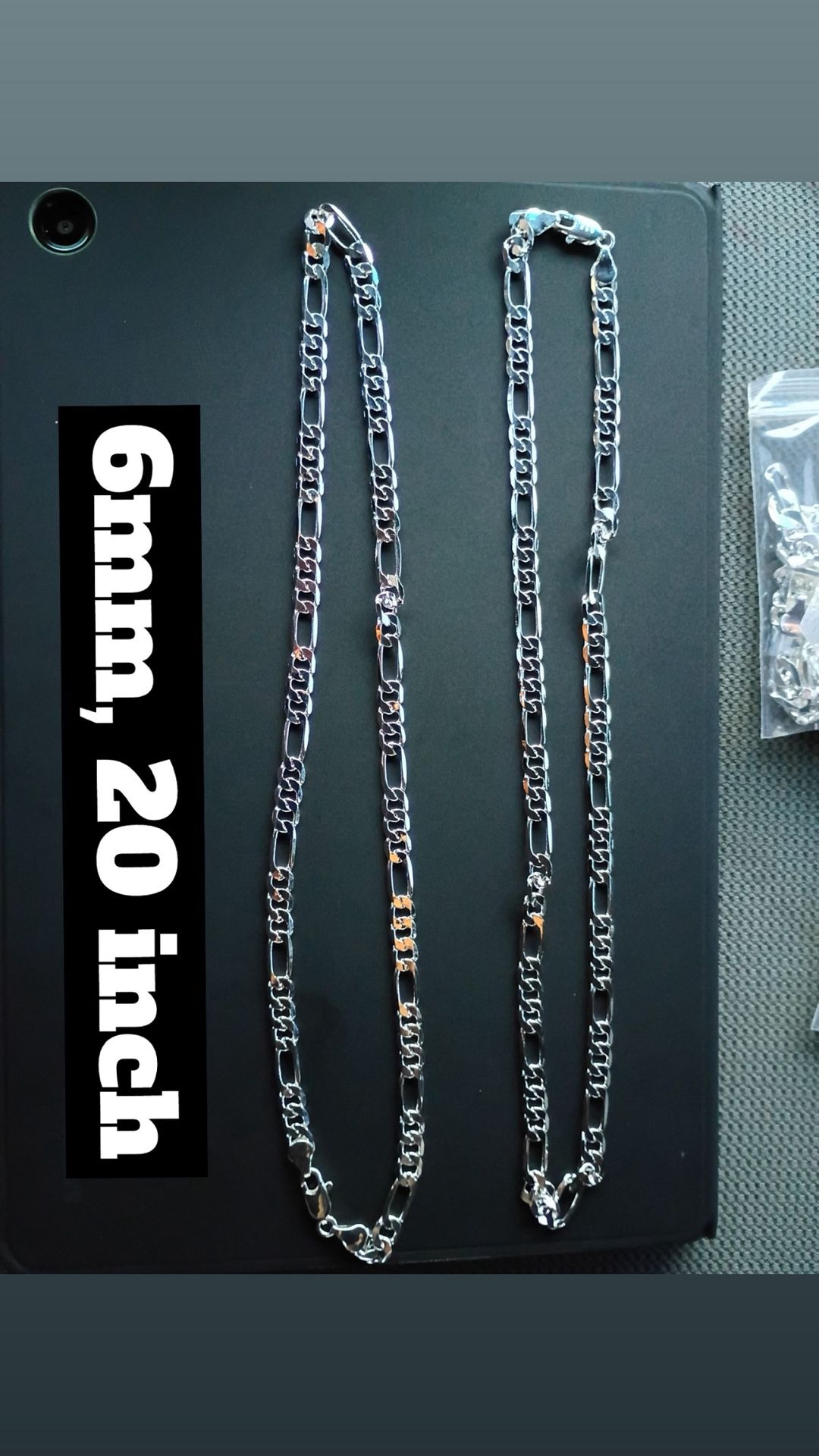 Sterling Silver 925 Necklaces New/ Nuevo Cadenas De Plata 925