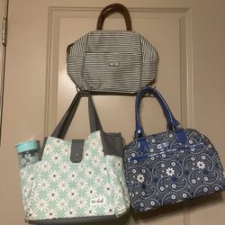 3-Piece Insulated Lunch Bag Set 