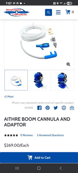 Aithre Boom Cannula and Adaptor