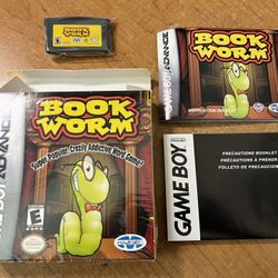 Bookworm (Nintendo Game Boy Advance, 2004)  Complete CIB