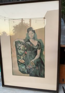 Print- Portrait of Olga Khokhlova on Chair