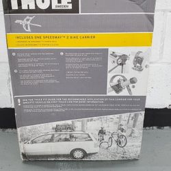 High End Well Made Bike Rack Thule .... Fits Both Car Or Suv 