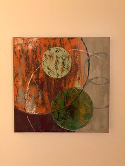 Two 24inx24in oil paintings