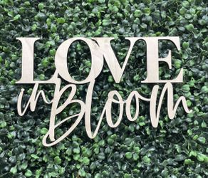 Love In Bloom Sign