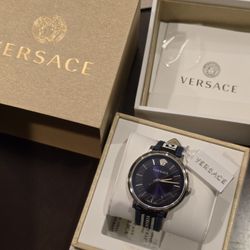 Versace Watch Leather Strap