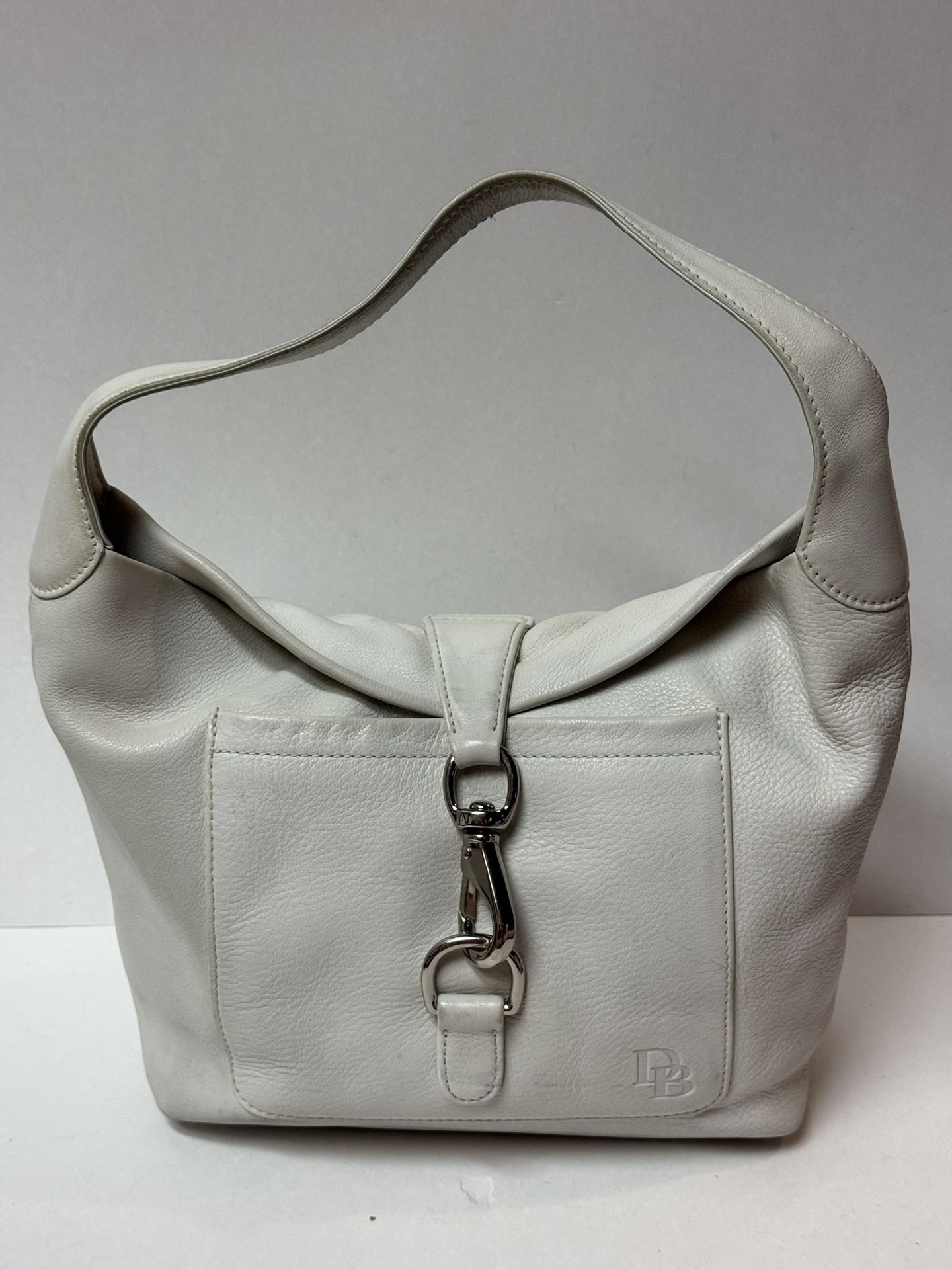 Dooney & Bourke White Soft Leather Bag/Purse