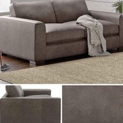 78in Genuine Leather Deep Seating NEW