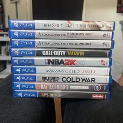 Ps4 Games Mixed Variety